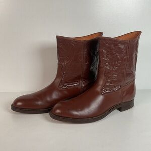 Vintage Jarman Military Style Boots | 1940s | USA Made | Extra Narrow | 11 A